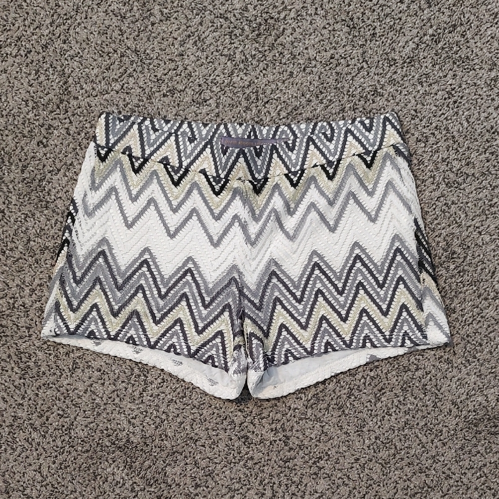 Boom Boom Jeans High Waist Black and Gray Shorts
